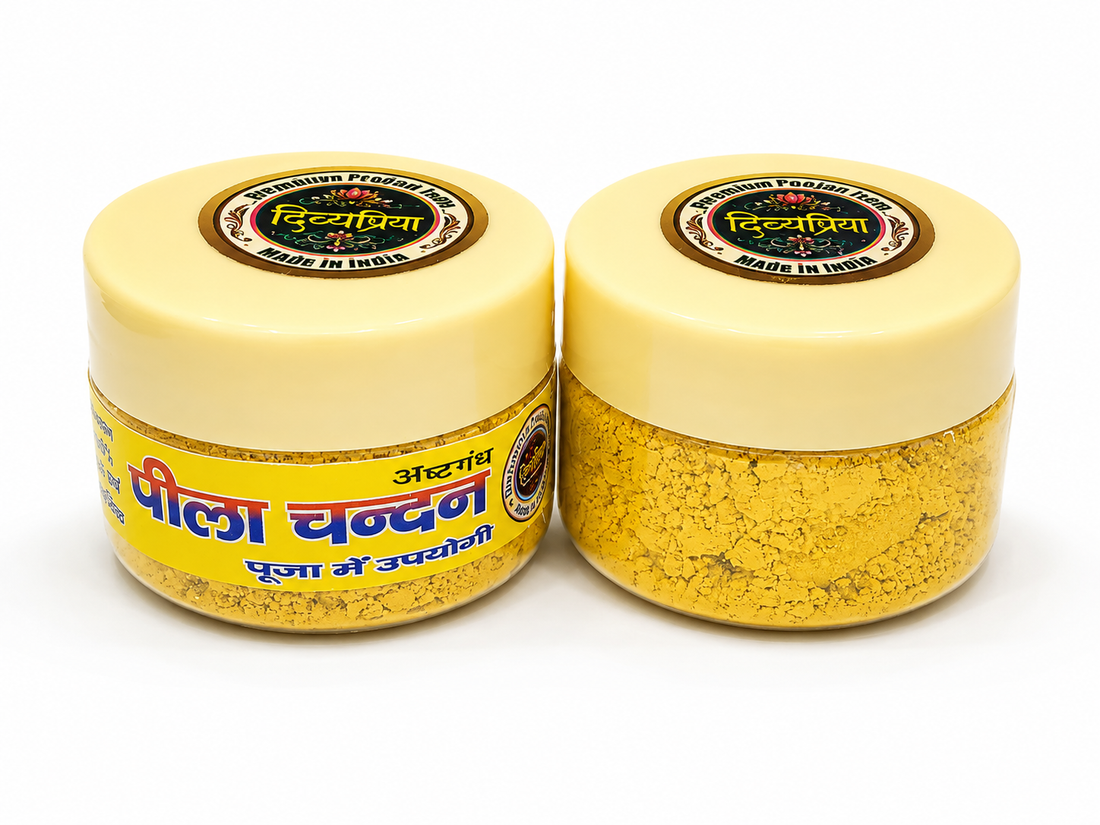 Astagandh Peela Chandan Powder for Puja and Worship