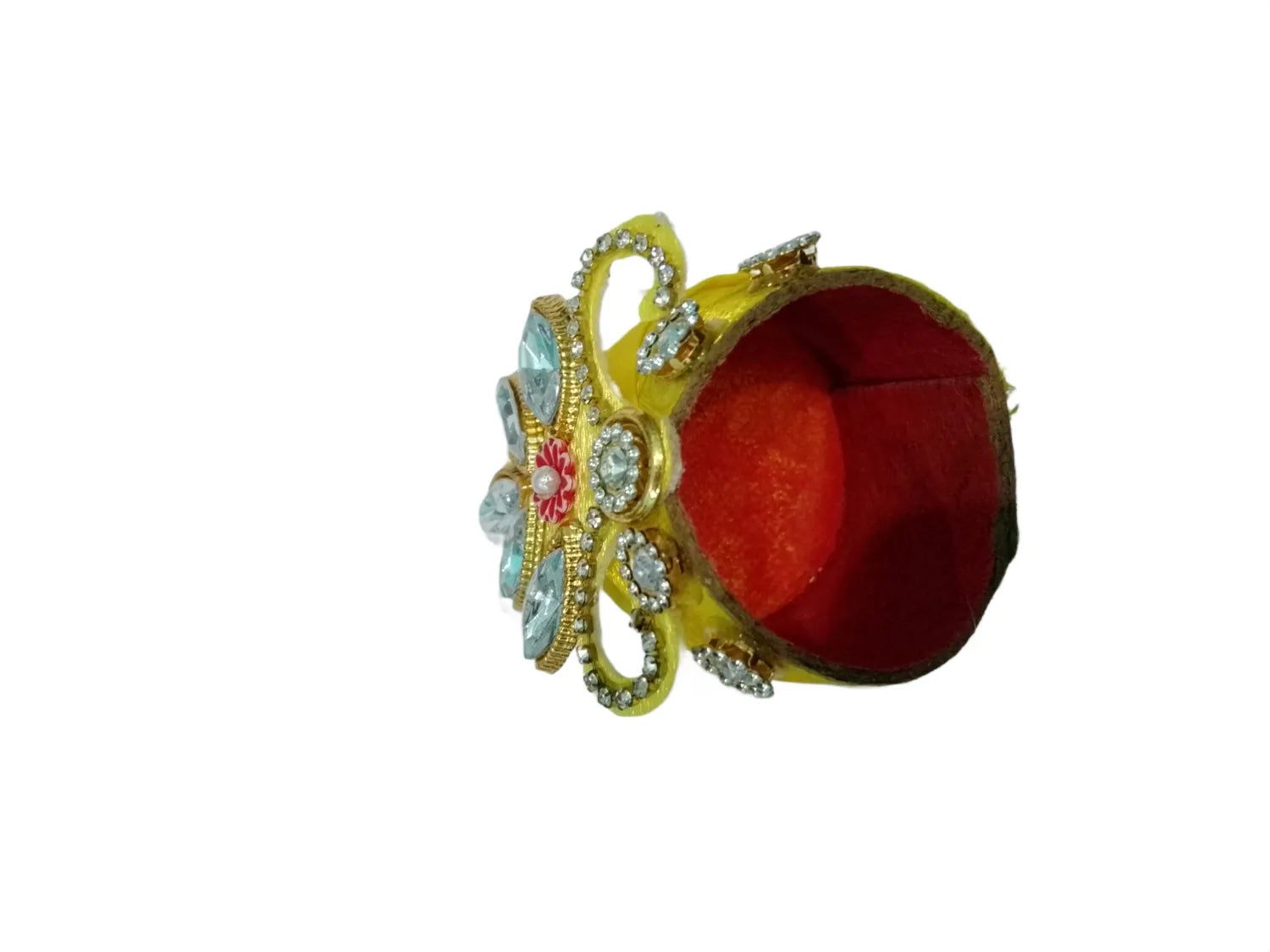 laddu gopal size 6 number pagdi yellow