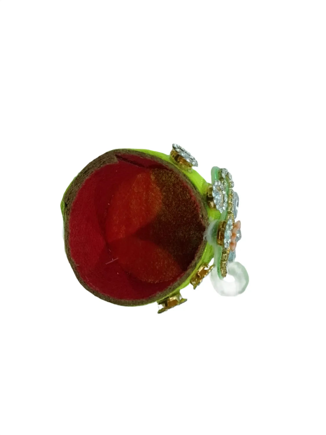 laddu gopal size 6 number pagdi green