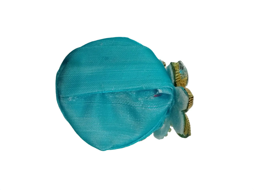 laddu gopal size 6 number pagdi sky blue