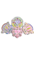 Pack of 4 Laddu Gopal Dress Size 0 Multiple Colors