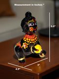 Laddu Gopal murti Black 6 Number Size 5.5 Inch Height
