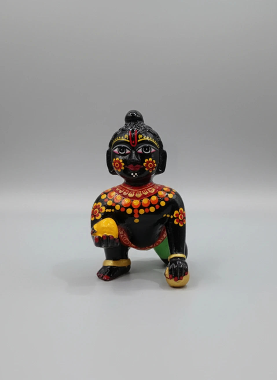 Laddu Gopal murti Black 6 Number Size 5.5 Inch Height