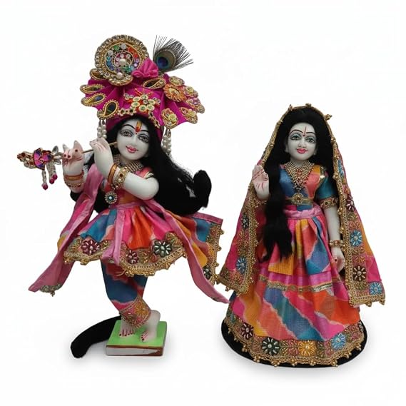12 Inch radha krishna murti