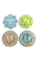 Pack of 4 Laddu Gopal Dress Size 0 Multiple Colors