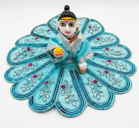 Laddu Gopal Premium Fancy Light Dress for Summer Size 4 Number