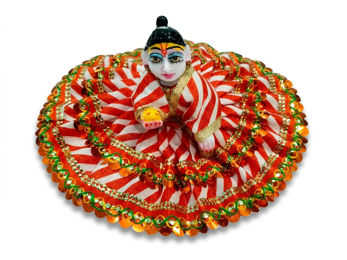 laddu gopal dress size 4 number