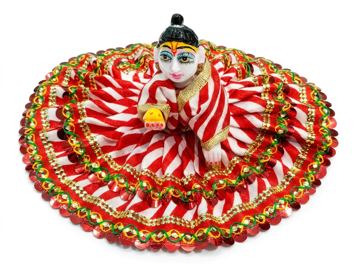 laddu gopal dress size 4 number