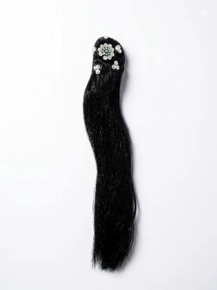 Radha Rani, Durga Maa Artificial Hari Wig for 10inch Murti