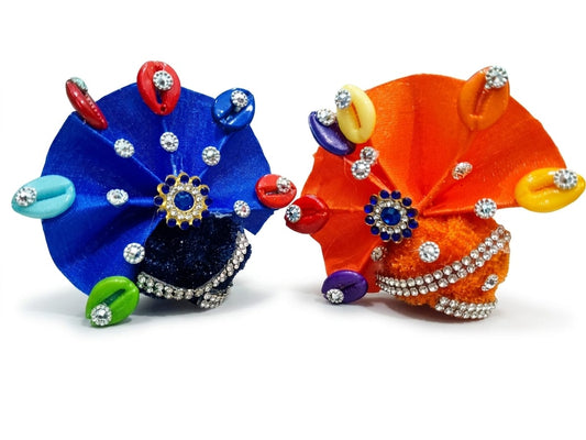 Laddu Gopal Pagdi Size 0 (Pack of 2)
