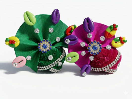 Laddu Gopal Pagdi Size 0 (Pack of 2)