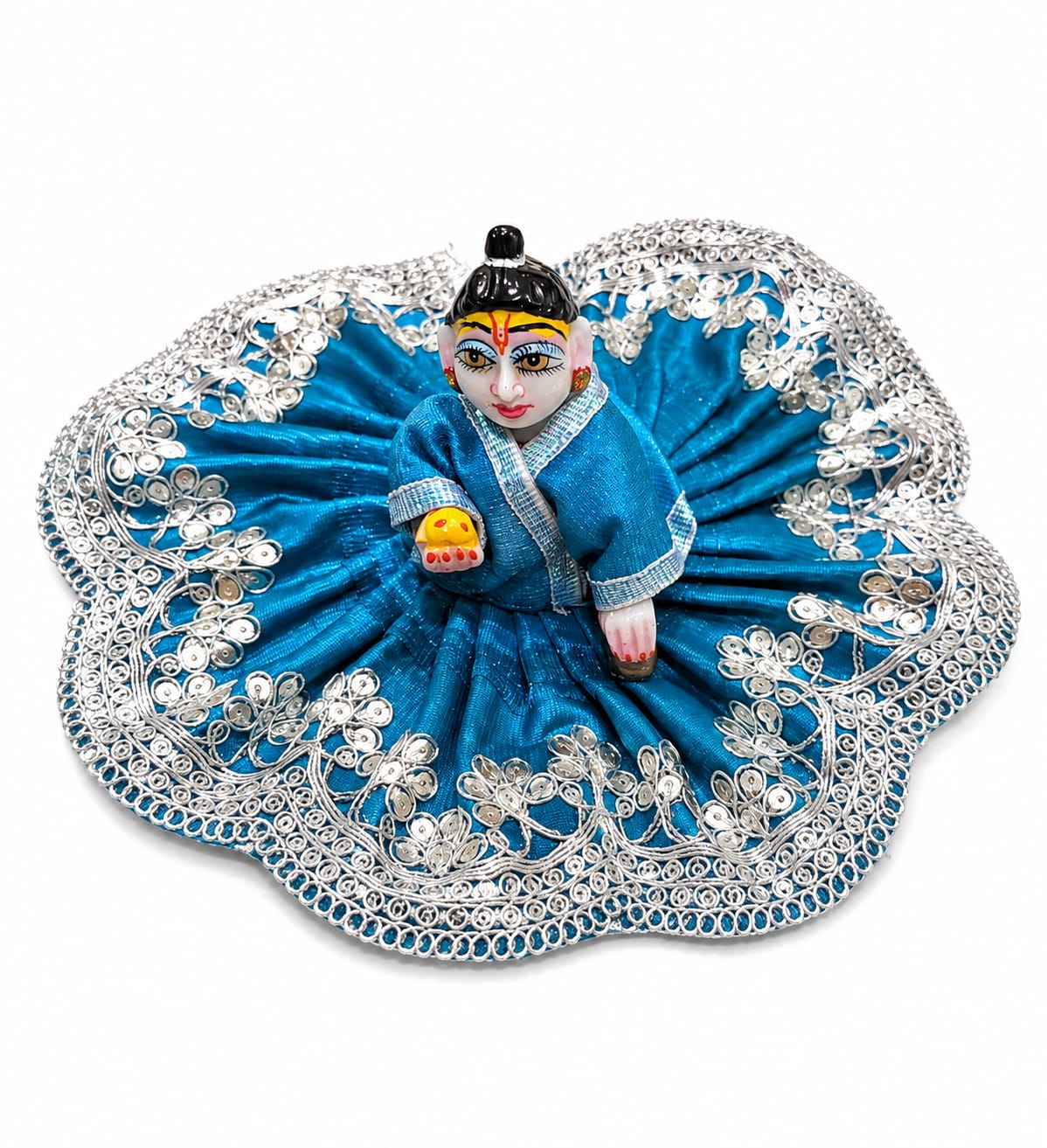 Laddu Gopal Dress Size 4 Blue