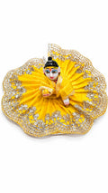 Laddu Gopal Dress Size 4 Yellow