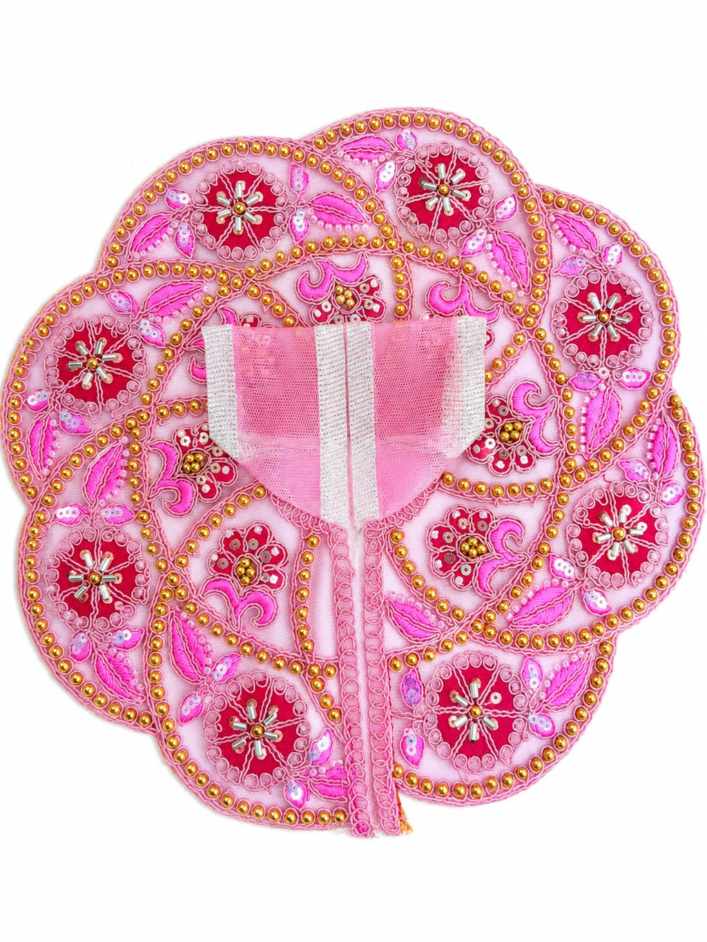 Laddu Gopal Dress Size 4 Number Pink
