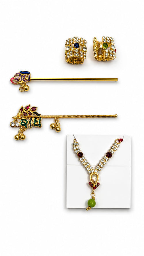 Laddu Gopal, Kanha Ji Har , Bangles and Bansuri