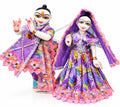 Radha Krishna Dress Poshak Purple