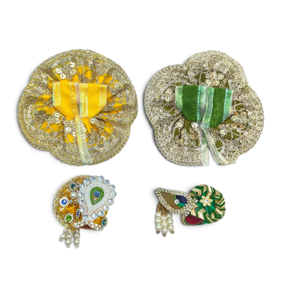 Pack of 2 Laddu Gopal Dress and Pagdi Combo Size 0