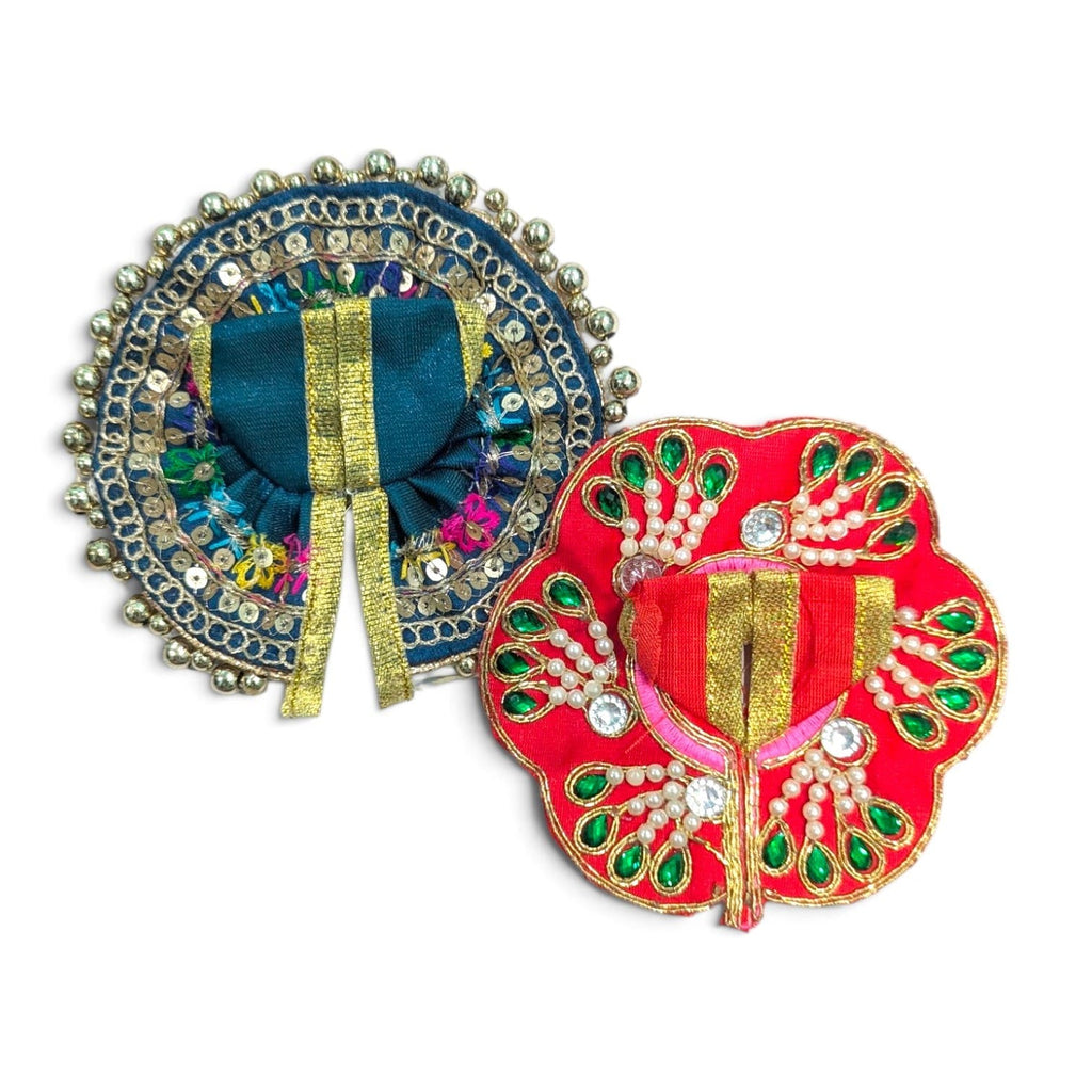 Pack of 2 Size 0 Laddu Gopal ji Poshak