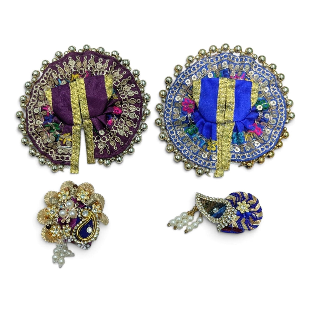 Pack of 2 Laddu Gopal Dress and Pagdi Combo Size 0