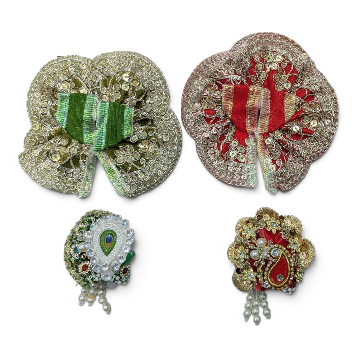 Pack of 2 Laddu Gopal Dress and Pagdi Combo Size 0