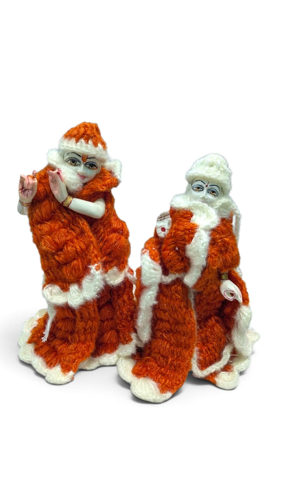9-10 Inch Radha Krishna Winter Woolen Dress