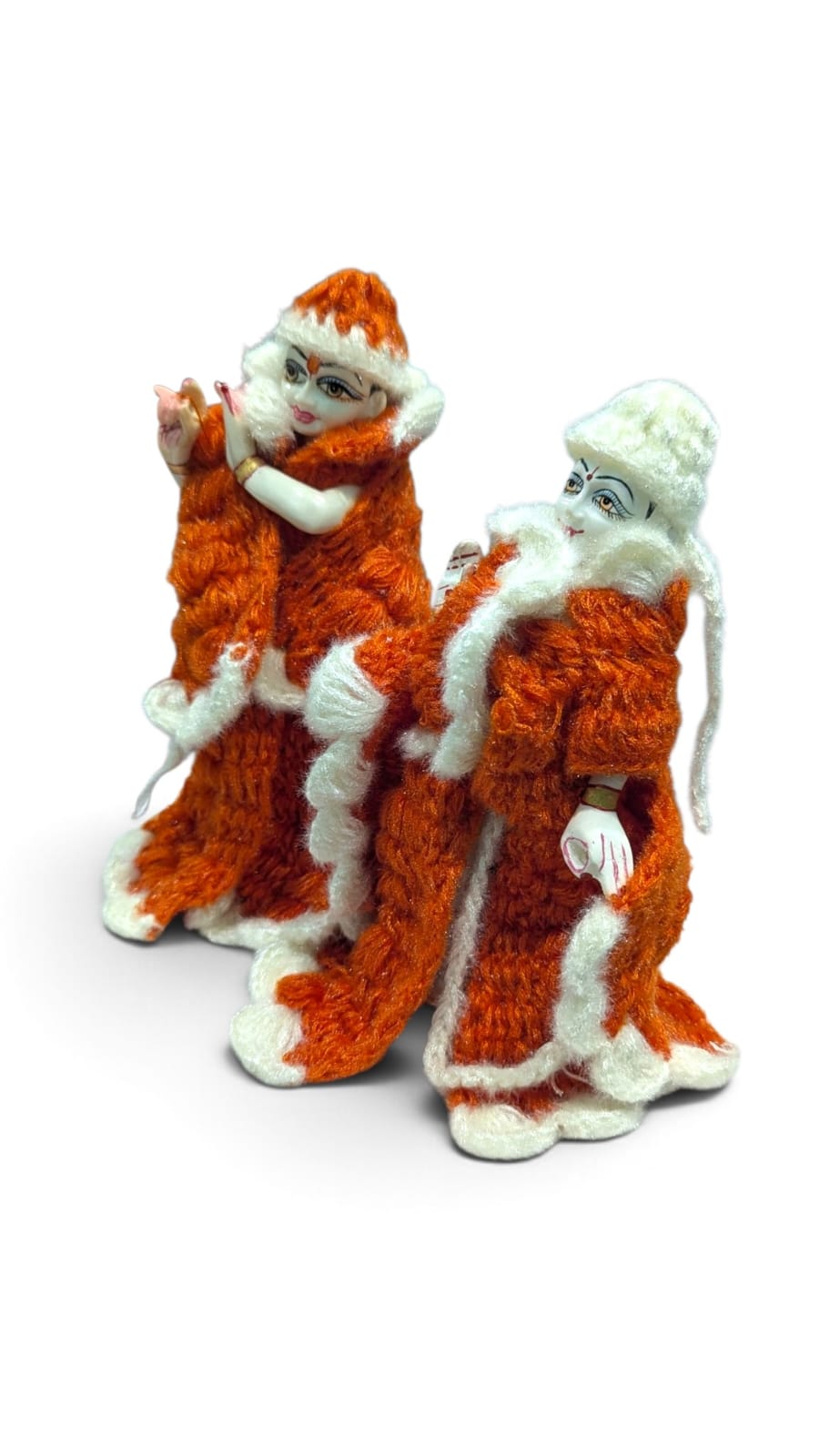 9-10 Inch Radha Krishna Winter Woolen Dress