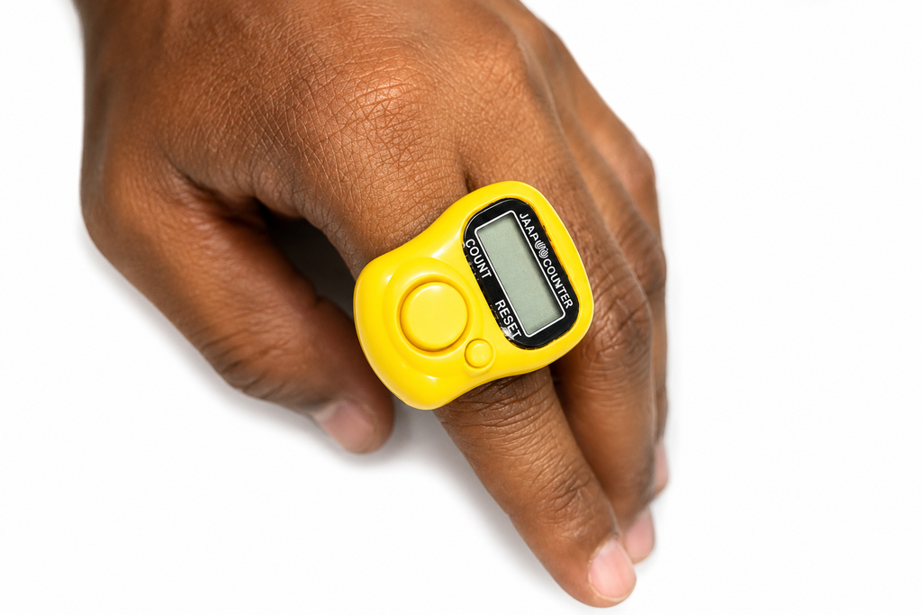 digital naam japa counter finger ring electronic tally counter for chanting mantra jaap meditation portable finger counter for hare krishna radhe radhe mala counting 3