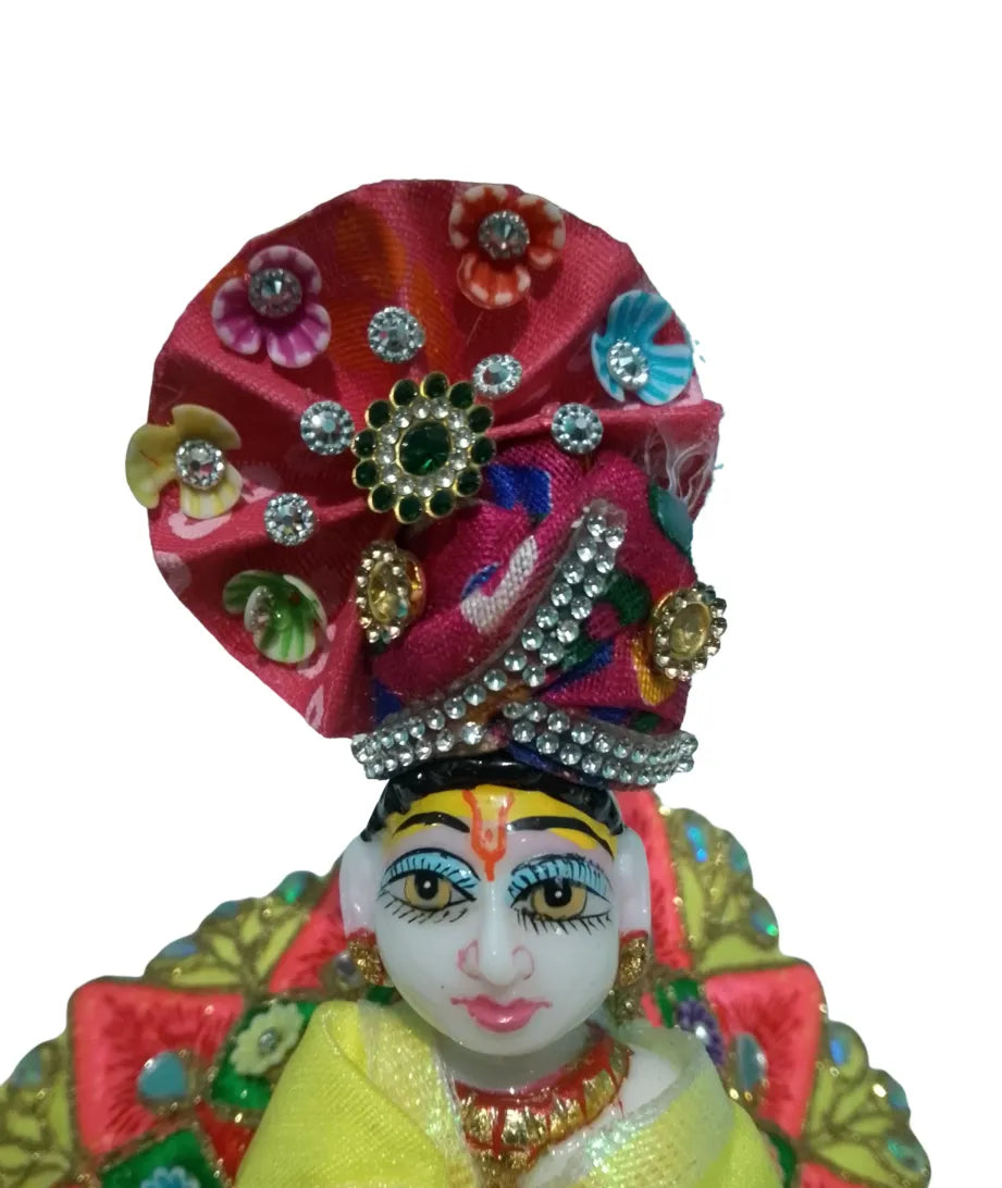 pack of 6 laddu gopal pagdi size 1