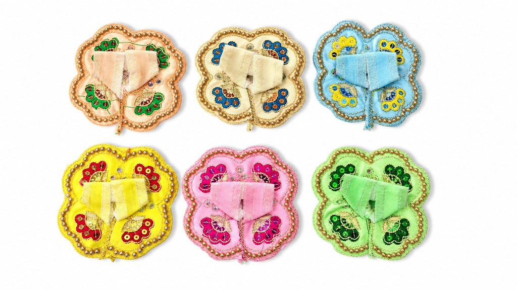 vrindavan e store pack of 4 size 0 number dress for laddu gopal