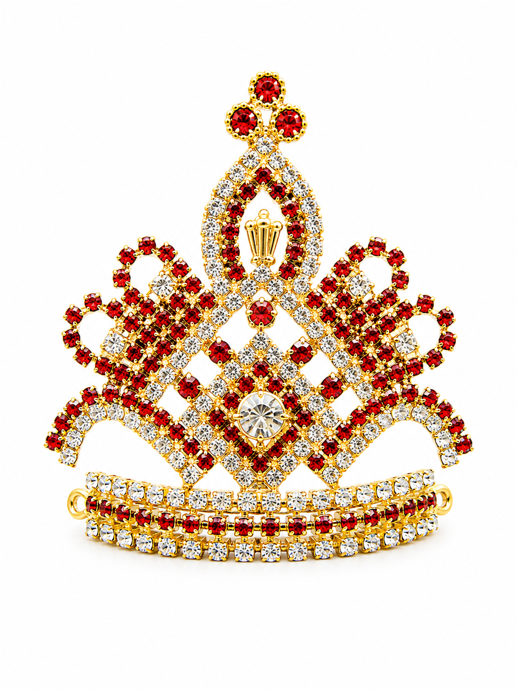 Premium Stone Work Laddu Gopal Mukut (Crown) for Size 5, 6 & 7 Number | Designer Krishna Crown | Heavy Diamond Finish