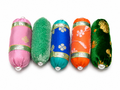 pack of 5 multicolour singhasan pillow for size 0 laddu gopal ji soft decorative gaddi cushion set for kanha ji velvet pillow for thakur ji shringar