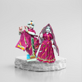 cotton dress for 9 inch radha krishna murti