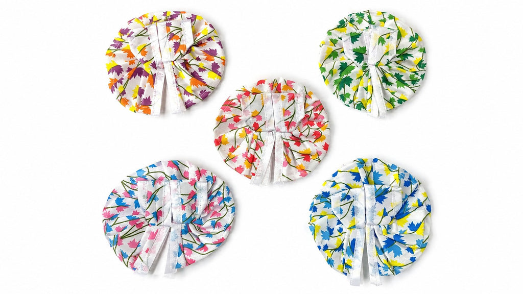 vrindavan e store pack of 5 size 0 number summer soft cotton dress for laddu gopal 1