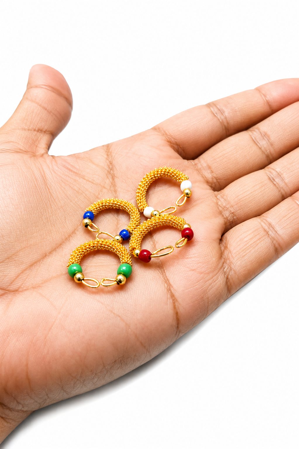 Laddu Gopal Bangles Pack of 2 Pair Suitable for Size 0, 1, 2 Number Gopal Kanha Ji Idol