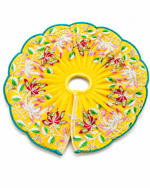 Laddu Gopal Frock Size 4 Number Color Yellow