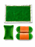 premium laddu gopal takiya bistar set with 2 side pillows bedsheet soft velvet handmade bedding for size 0 kanha ji bal gopal