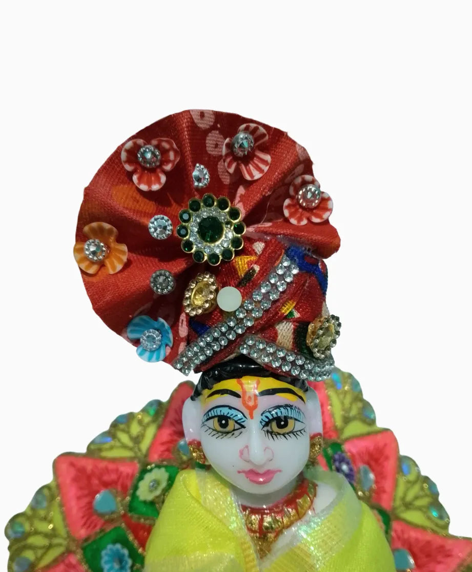 pack of 6 laddu gopal pagdi size 1