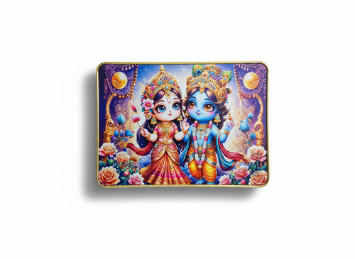 cute radha krishna photo frame size 12x9 inch