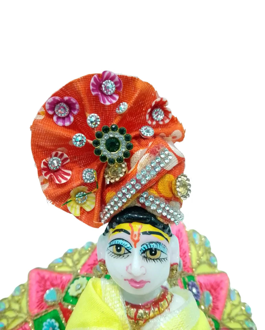 pack of 6 laddu gopal pagdi size 1