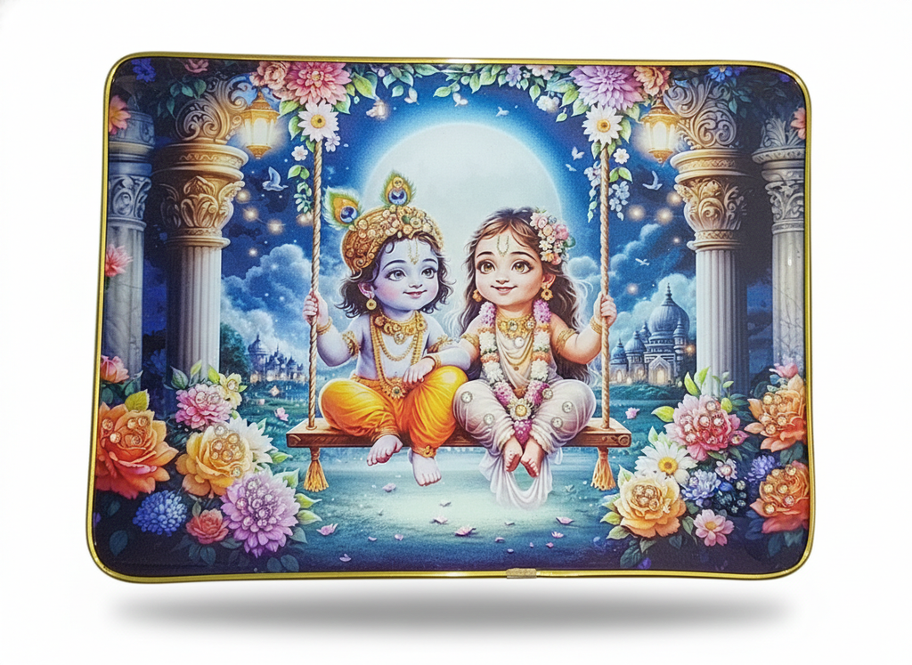 radha krishna photo frame 12x9 inch 2