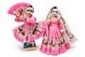 Radha Krishna Dress Pink