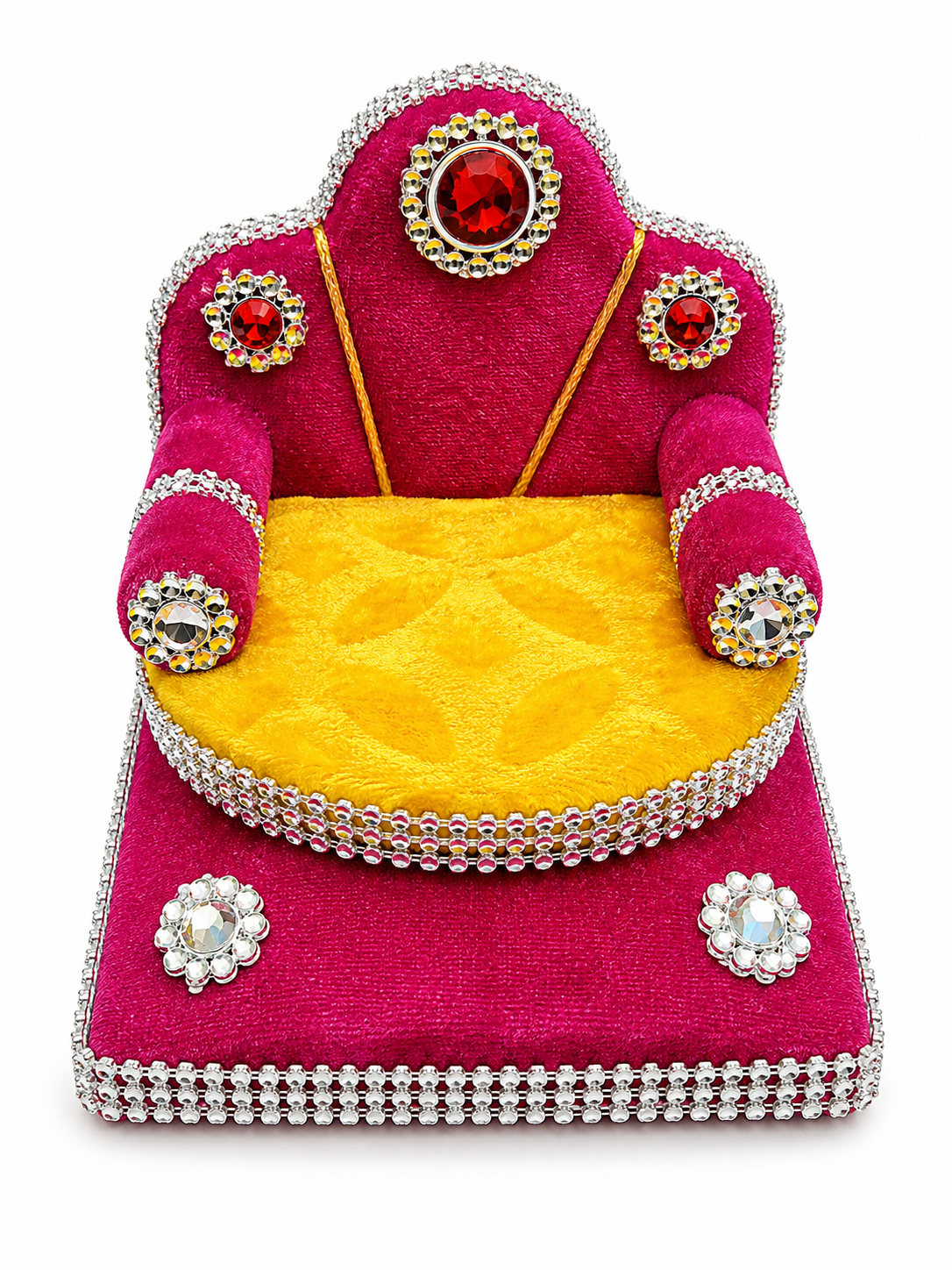 premium laddu gopal singhasan for size 0 decorative handmade throne seat for bal gopal designer aasan for kanha ji pooja jhula decoration