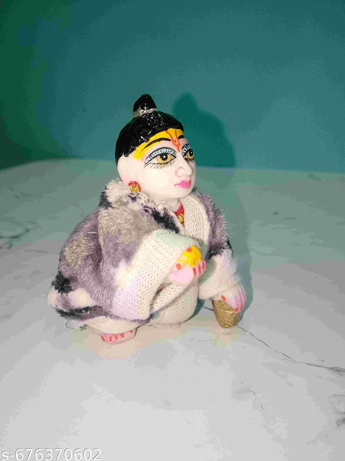 Laddu Gopal Woolen Night Dress Size 4 Number
